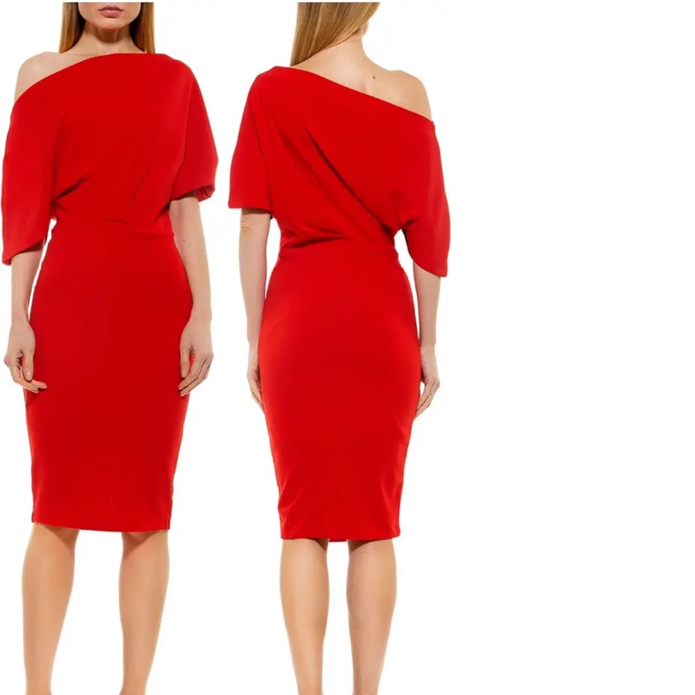 Olivia Draped One-Shoulder Dress
ALEXIA ADMOR